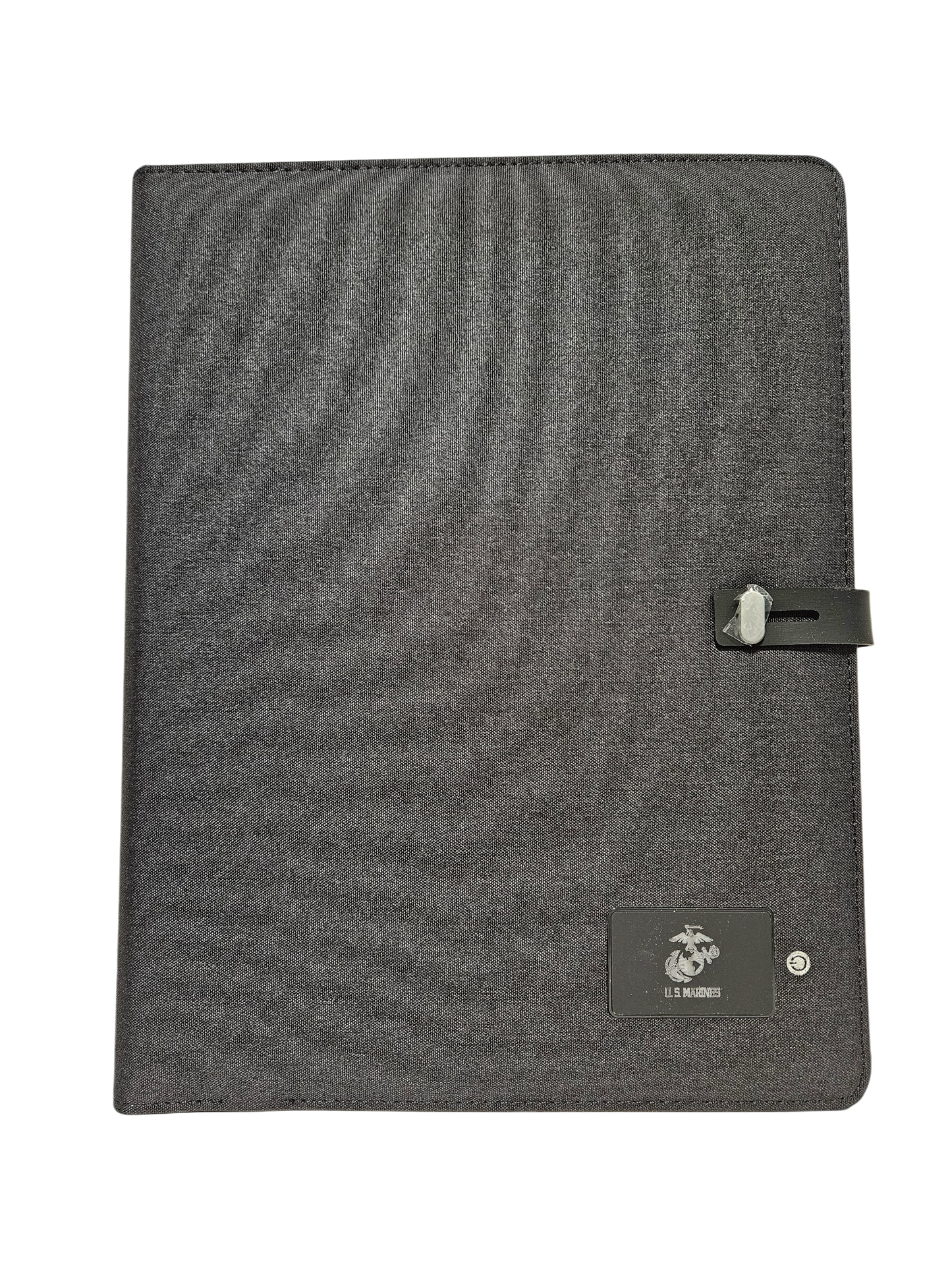 Powerbank Folder with USB Port Phone Charger Marine Corps Black