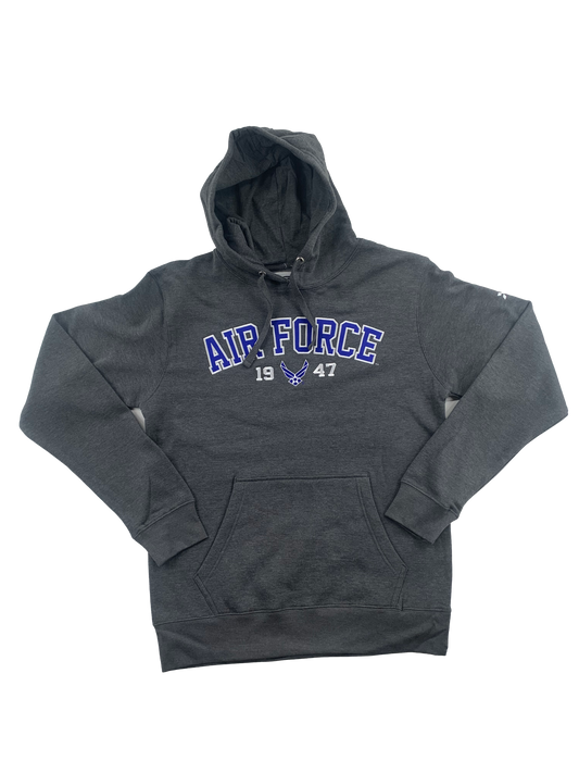 United States Air Force Charcoal Premium Tackle Twill Hoodie