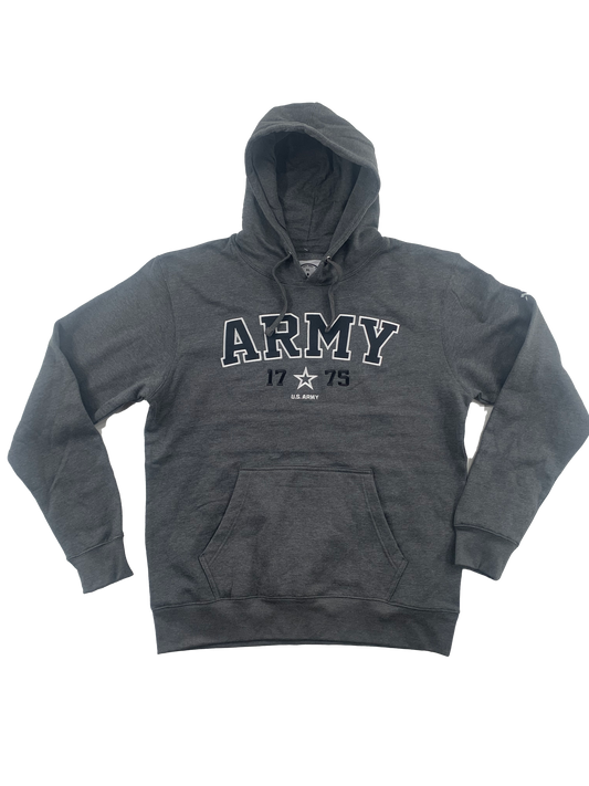 United States Army Charcoal Premium Tackle Twill Hoodie