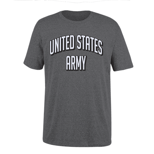 Military Cotton T-Shirt - Stacked Branch - Army