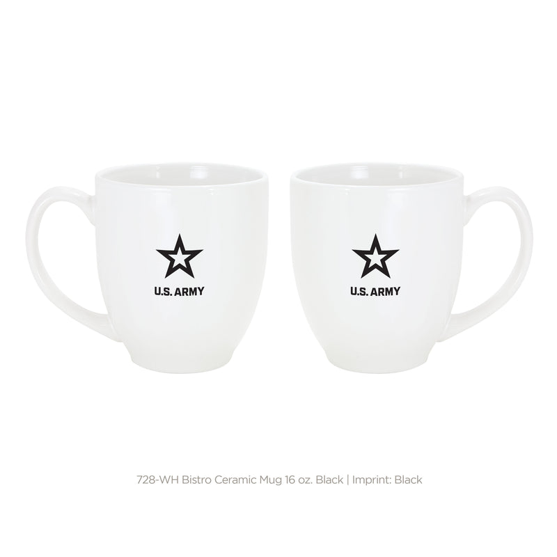 Bistro Mug New U.S. Army logo White
