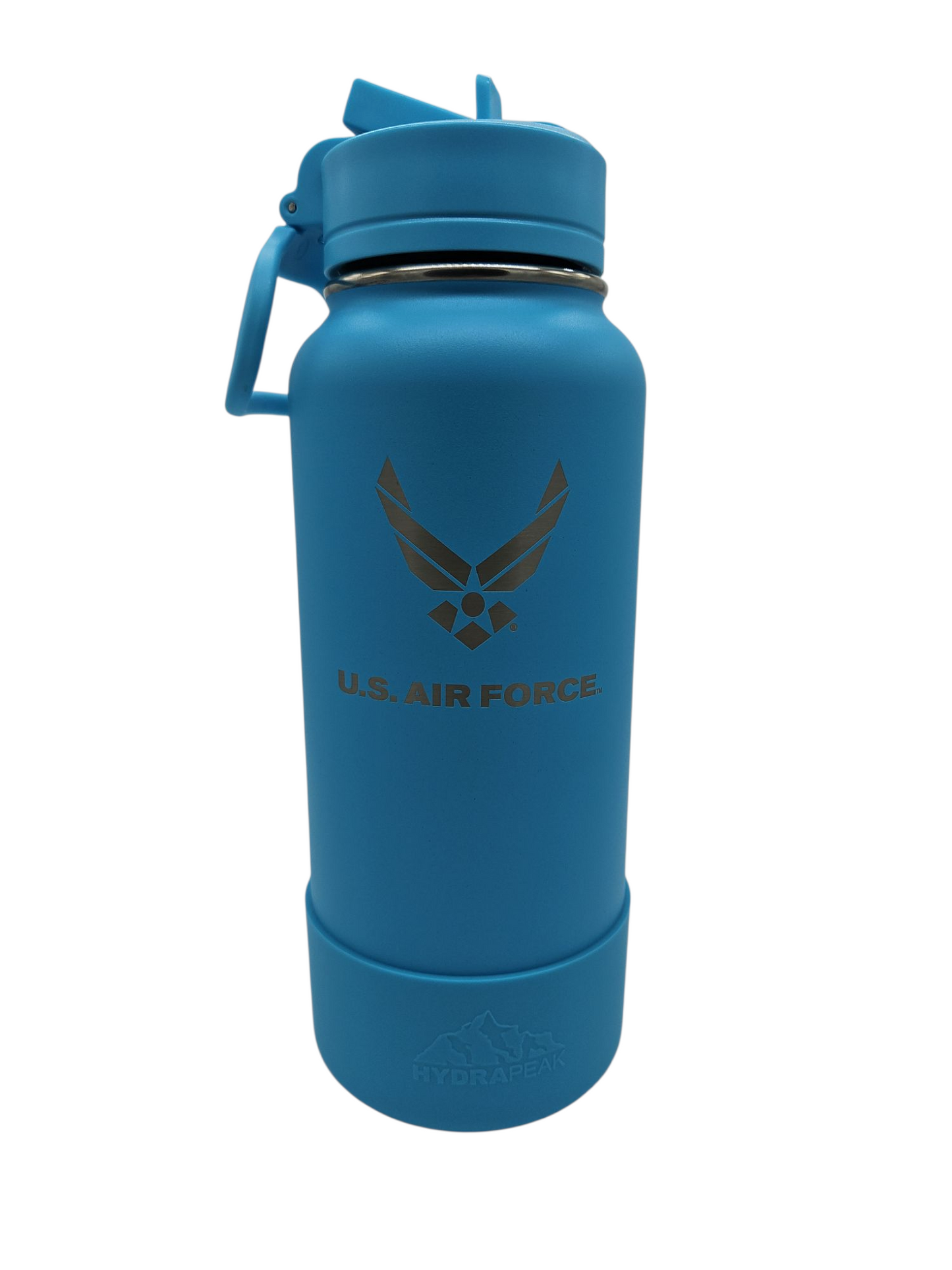 Air Force 32 oz Chug Sportboot bottle w/ matching lid & rubber boot