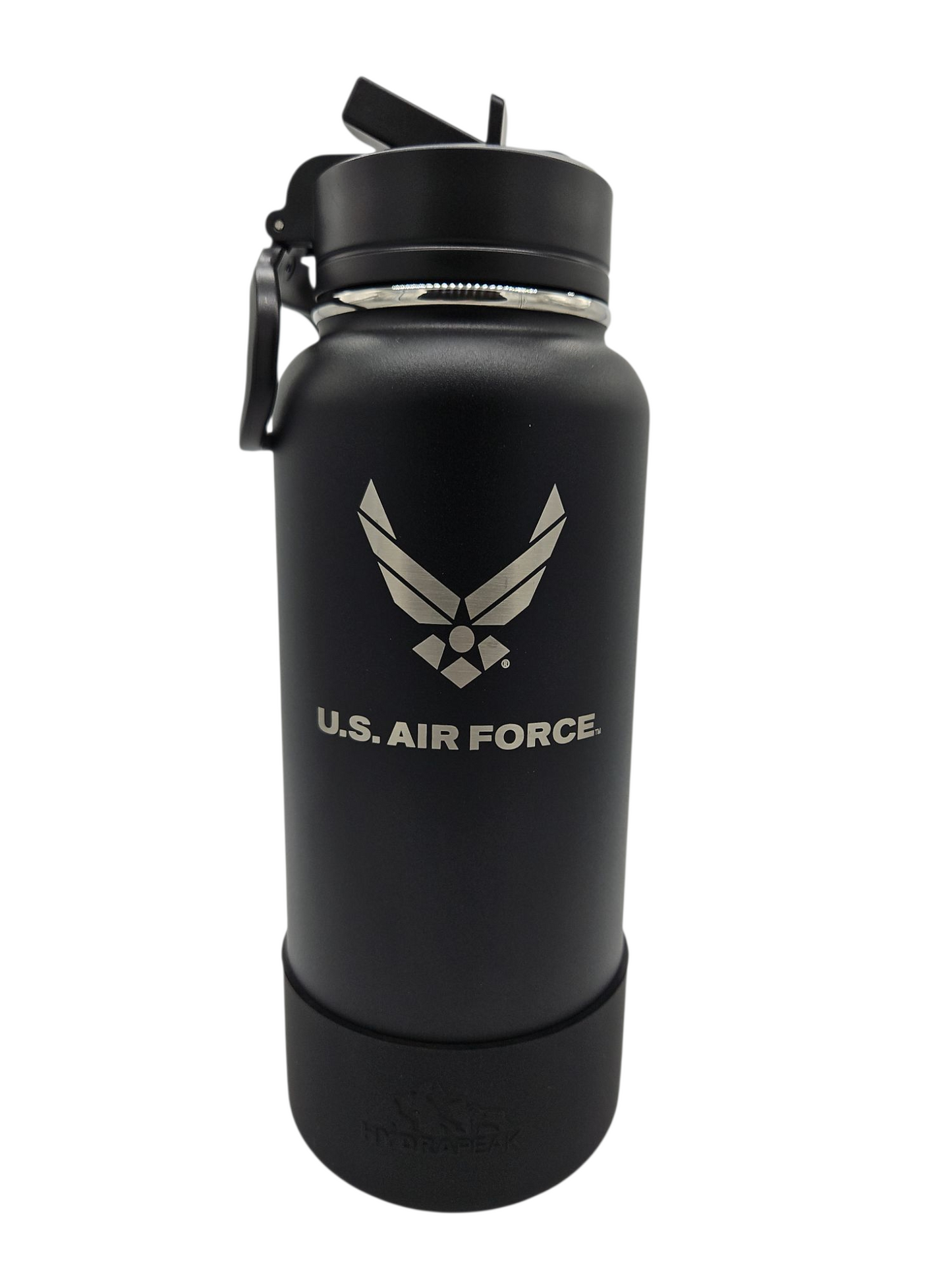 Air Force 32 oz Chug Sportboot bottle w/ matching lid & rubber boot