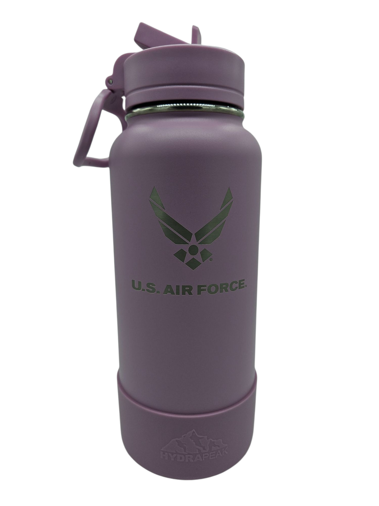 Air Force 32 oz Chug Sportboot bottle w/ matching lid & rubber boot