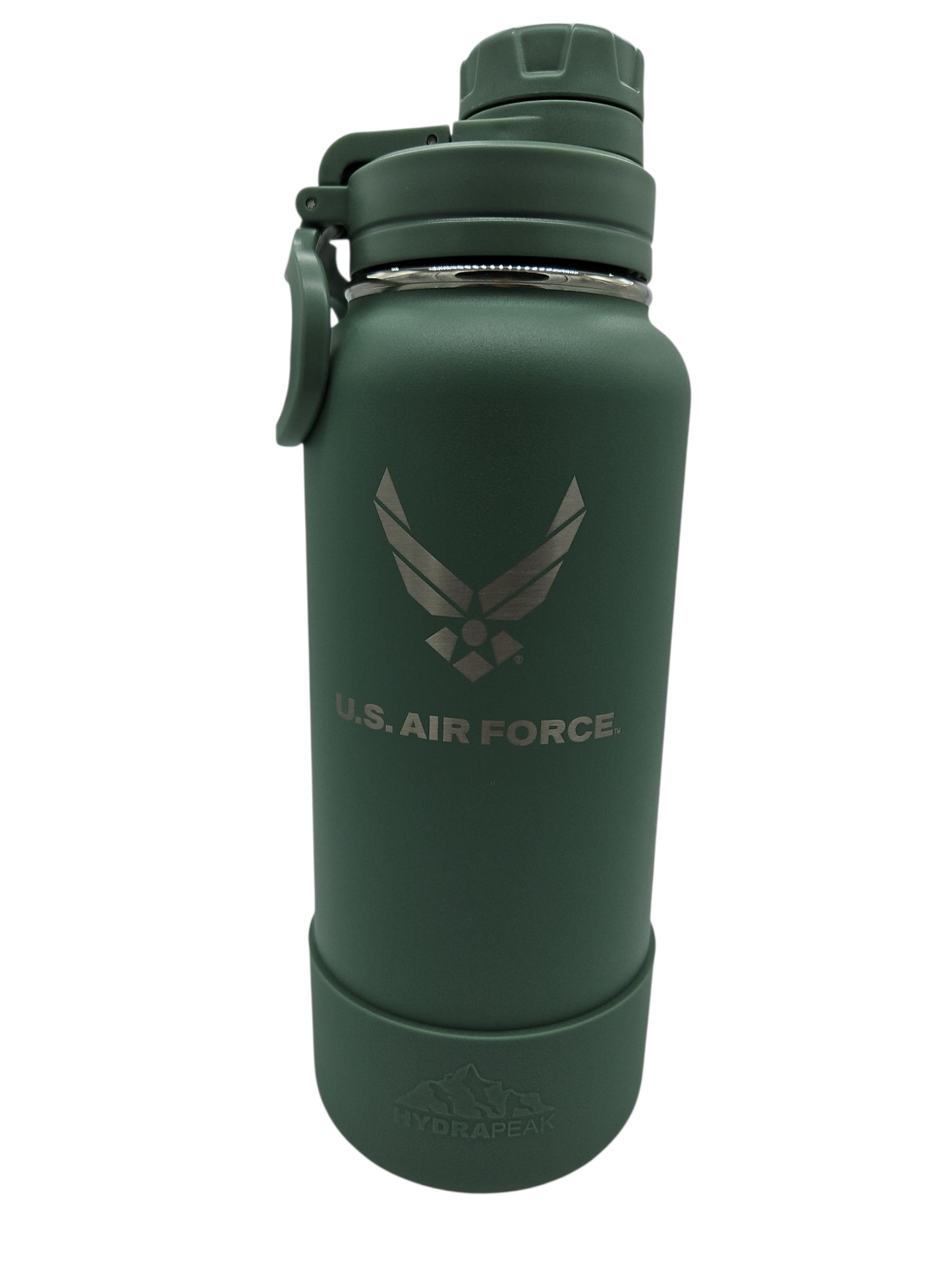 Air Force 32 oz Chug Sportboot bottle w/ matching lid & rubber boot
