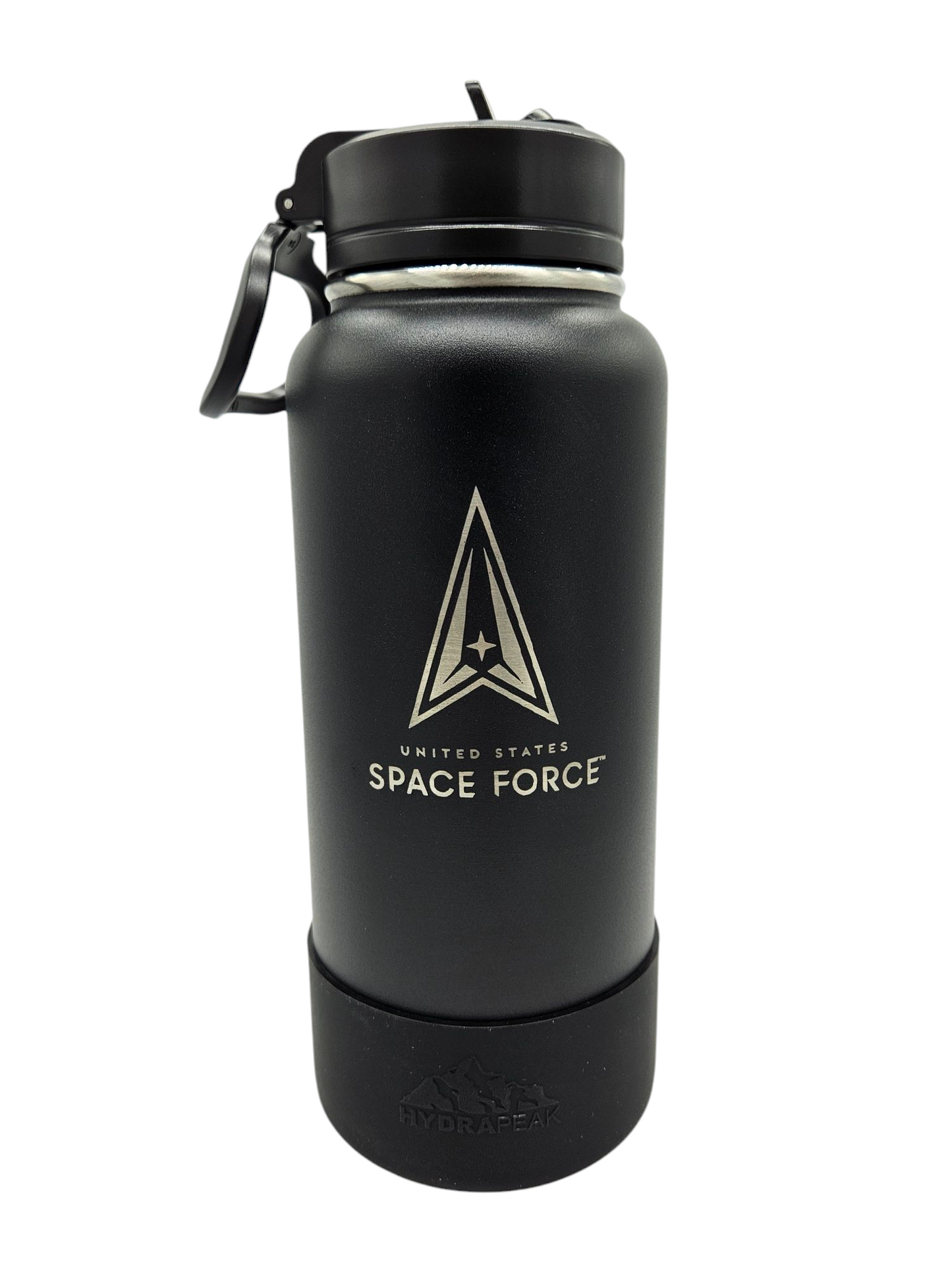 Space Force 32 oz Chug Sportboot bottle w/ matching lid & rubber boot