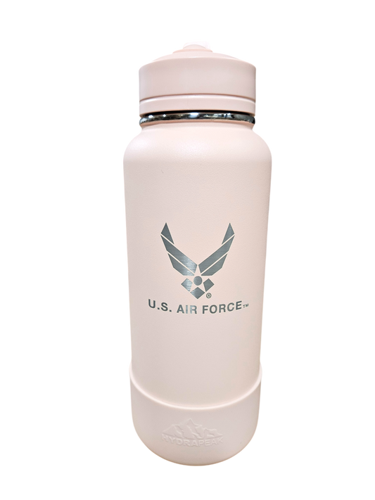 Air Force 32 oz Chug Sportboot bottle w/ matching lid & rubber boot