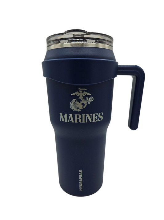 Marine Corp 40oz Roadster Stainless Steel Tumbler w/ Handle