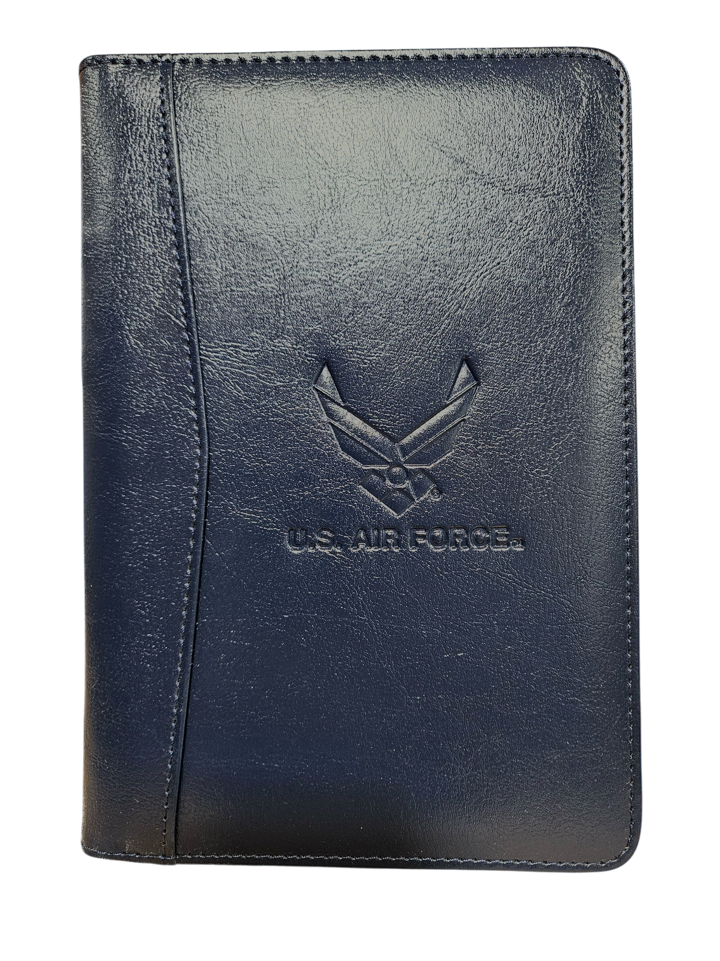 Junior Padfolio Blue with Debossed Air Force logo