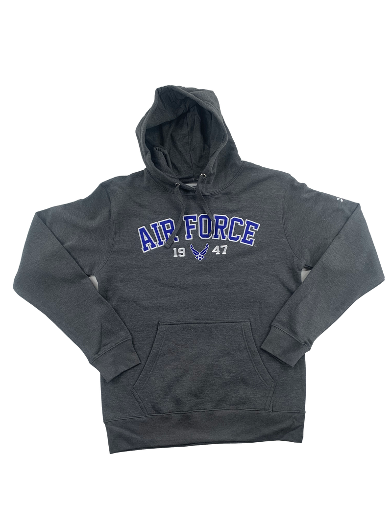 United States Air Force Charcoal Premium Tackle Twill Hoodie