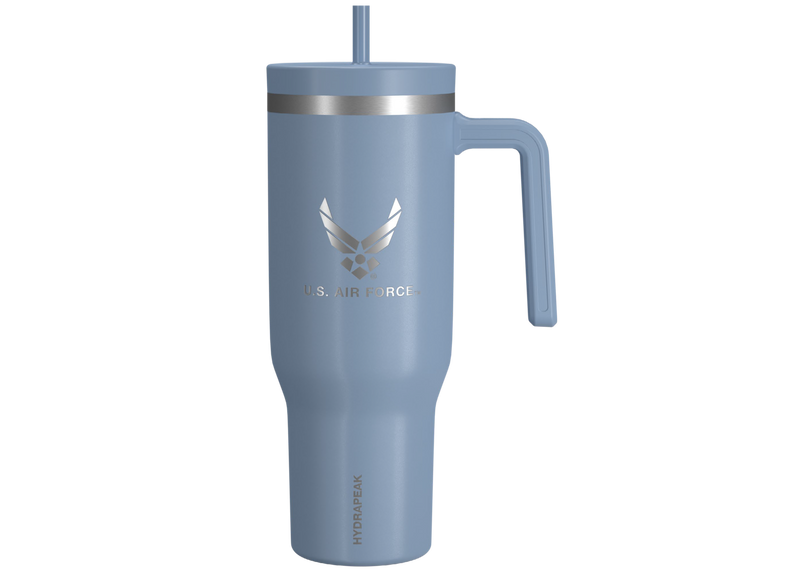 Airforce 40OZ Voyager Stainless Steel Tumbler w/ Handle and Straw