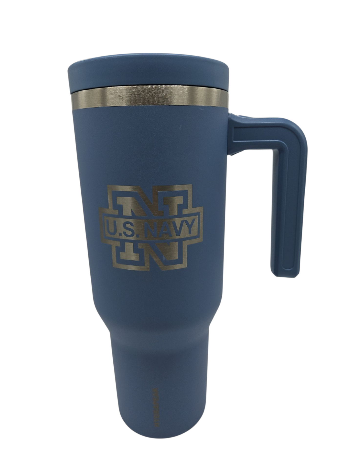 US Navy 40OZ Voyager Stainless Steel Tumbler w/ Handle and Straw