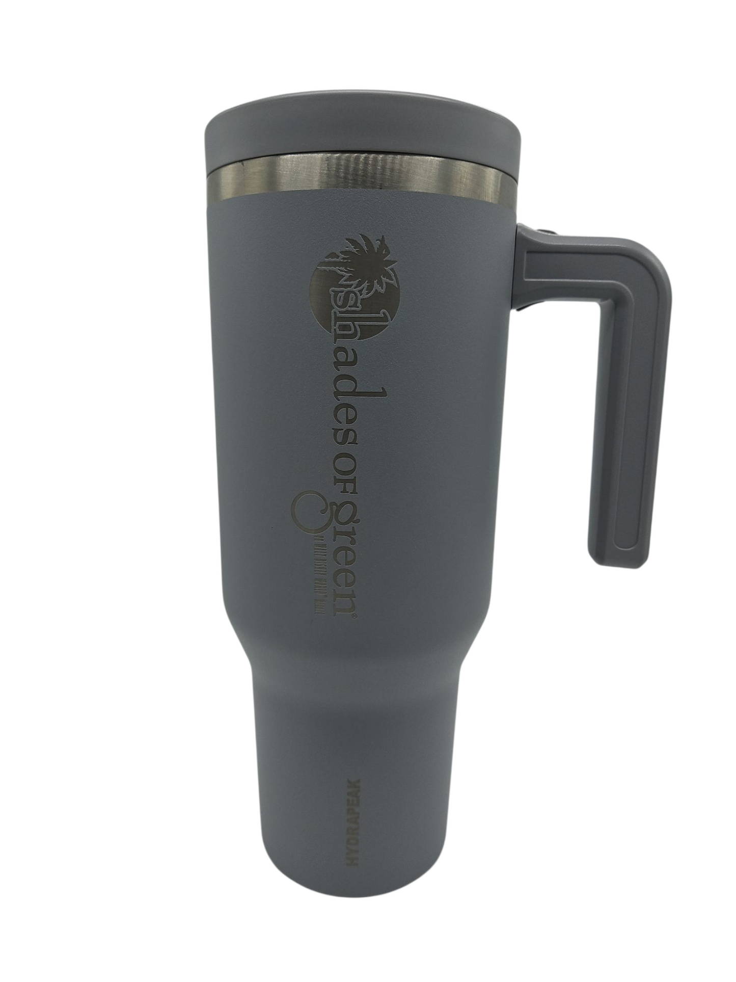 Shades of Green 40OZ Voyager Stainless Steel Tumbler w/ Handle and Straw