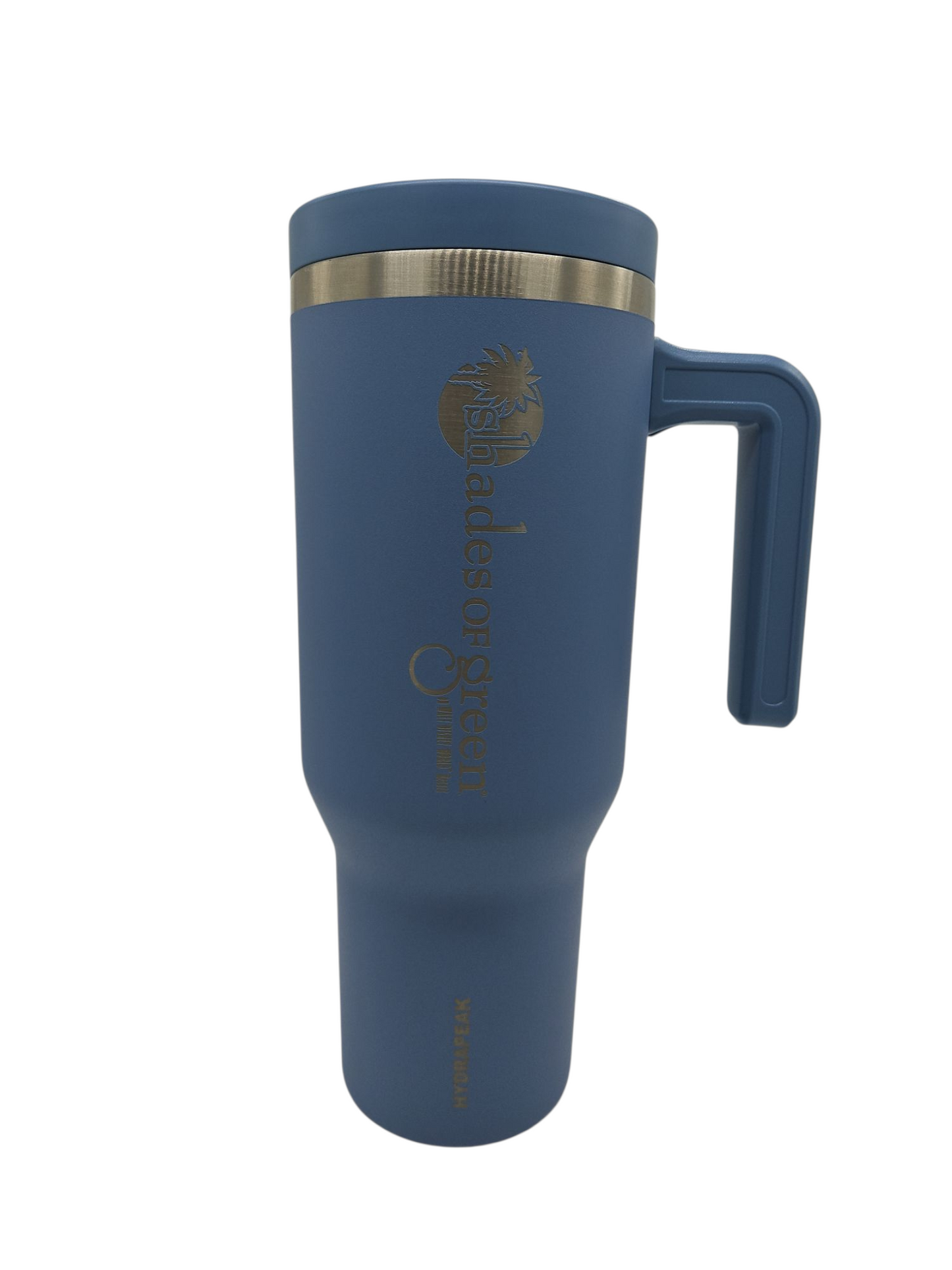 Shades of Green 40OZ Voyager Stainless Steel Tumbler w/ Handle and Straw