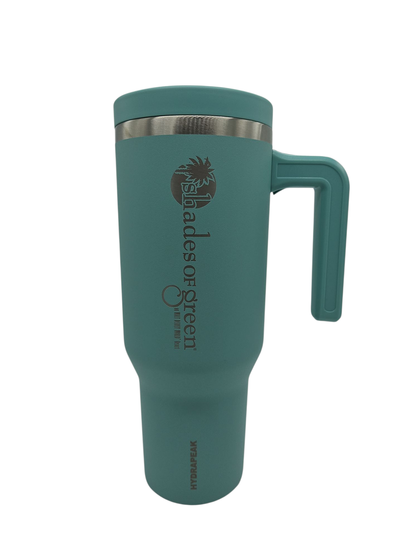 Shades of Green 40OZ Voyager Stainless Steel Tumbler w/ Handle and Straw