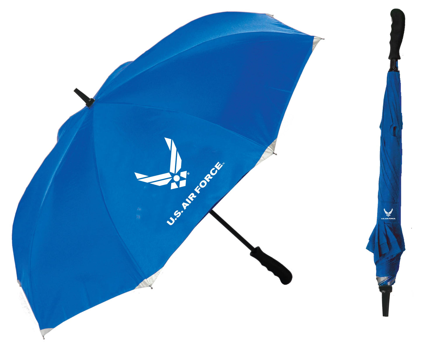 Inverted Folding Umbrella Air Force Blue