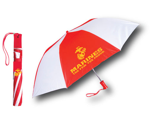 Red and White Umbrella U.S. Marine Corps