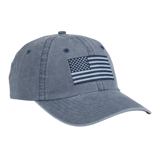 Washed Indigo Flag AF Cap