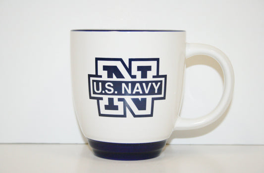 Bistro Mug with U.S. Navy logo