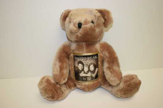 Plush Brown Photo Bear