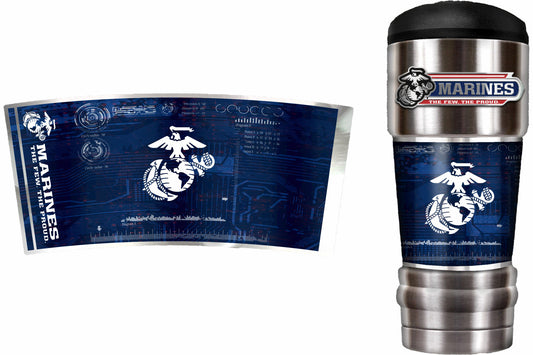 SMVP Stainless Steel Tumbler Marine Corps Navy Blue