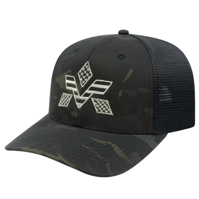 Veterans Apparel Premium Flex fit Snapback Trucker Mesh Cap