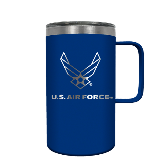 Hustle Coffee Mug Air Force Navy Blue